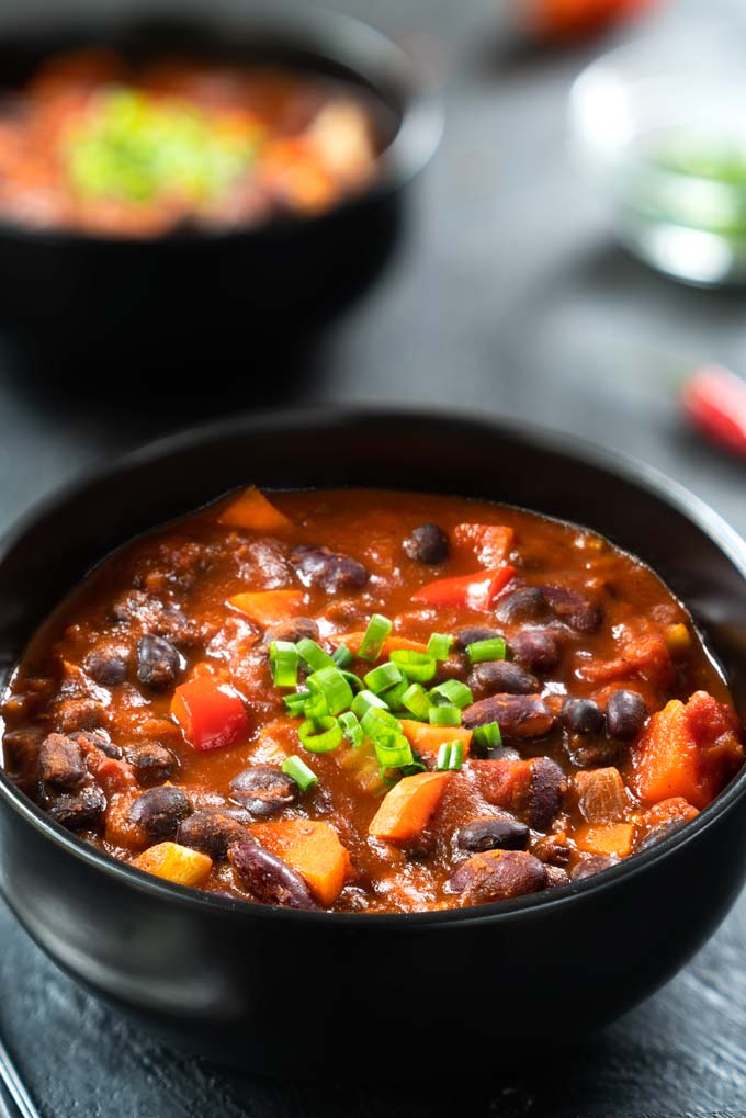 chili - healthy vegan bean chili