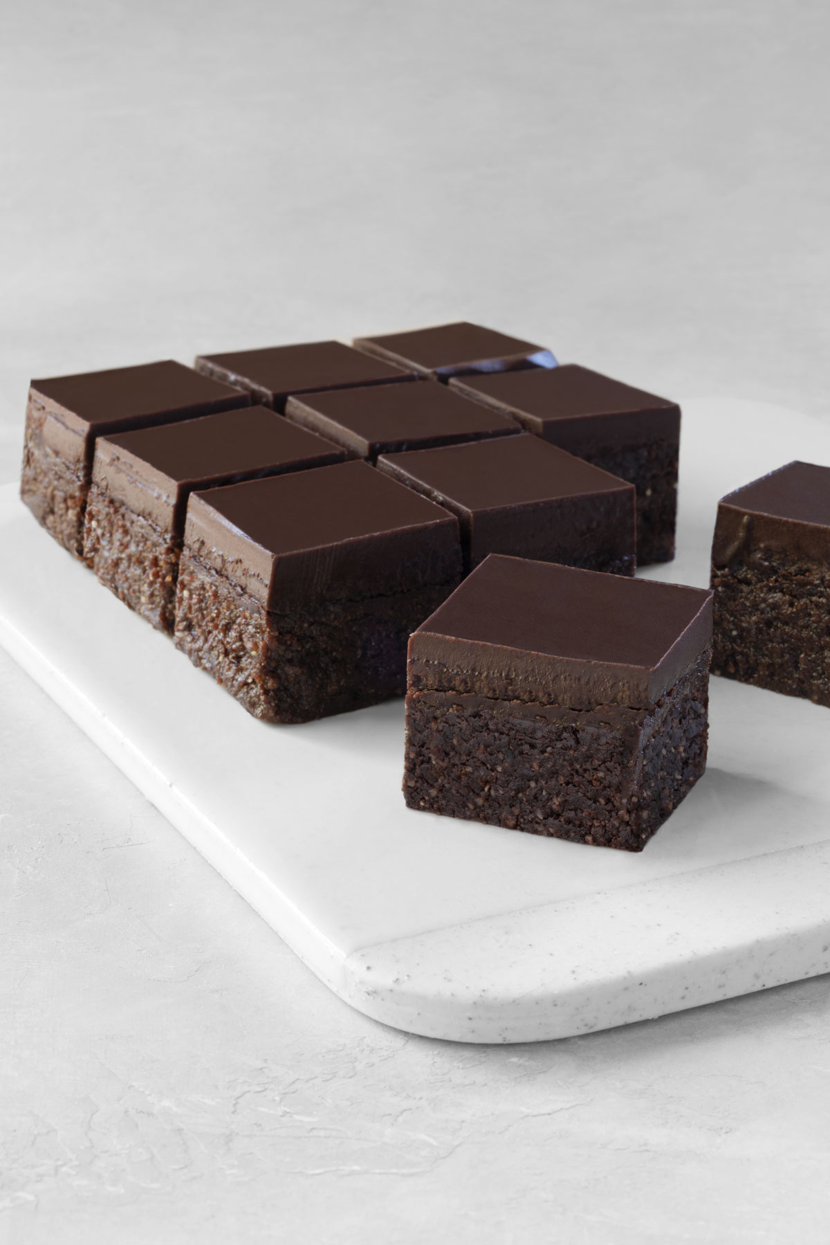 raw brownies