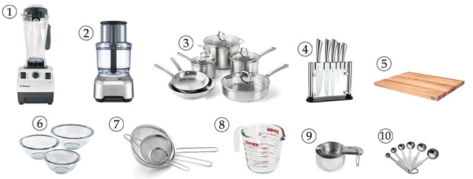 kitchen tools for sprouted hummus