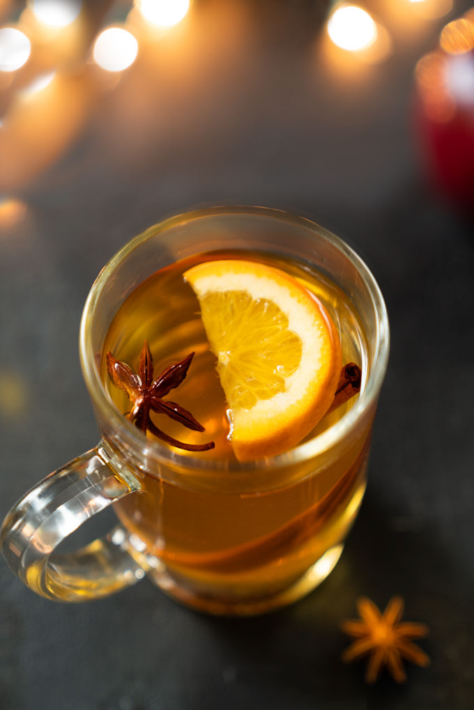 apple cider - hot, mulled, healthy, no sugar