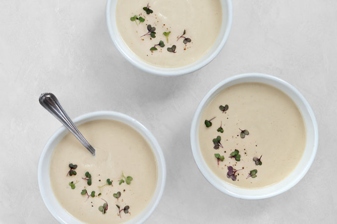 vegan cauliflower soup
