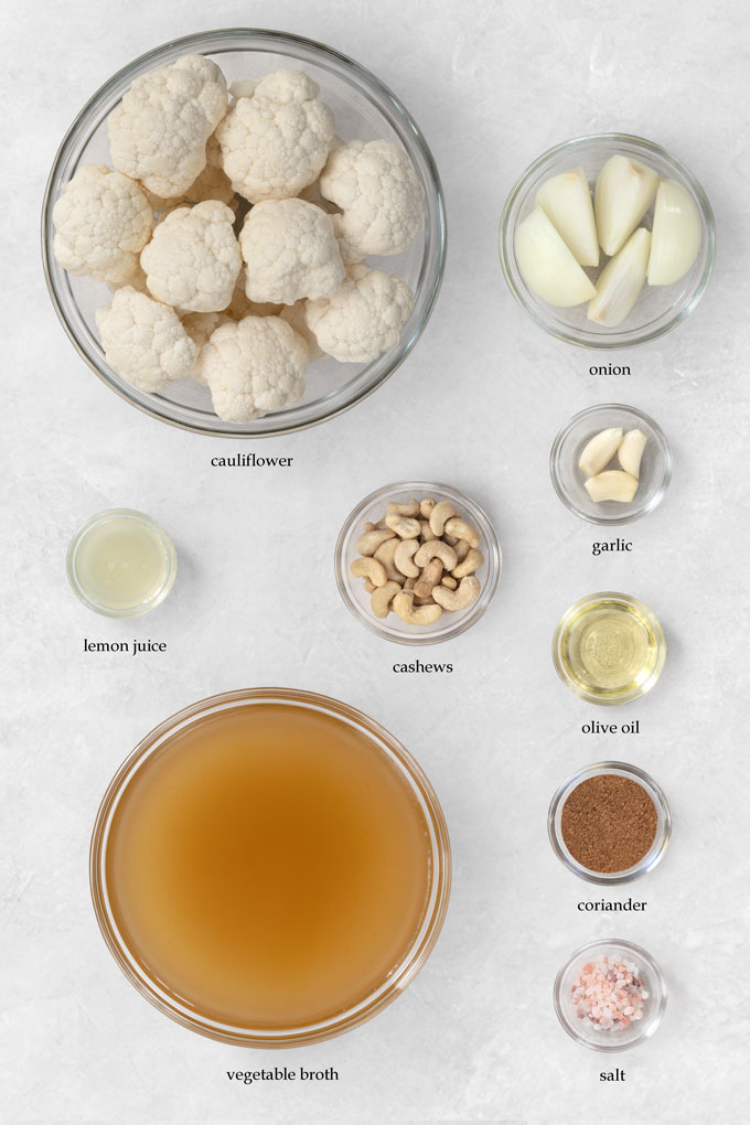cream of cauliflower soup ingredients