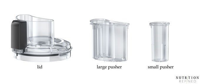 Vitamix food processor lid and pushers