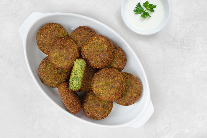 baked falafel recipe