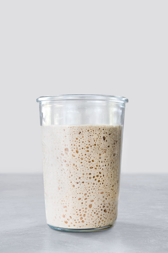 homemade sourdough starter