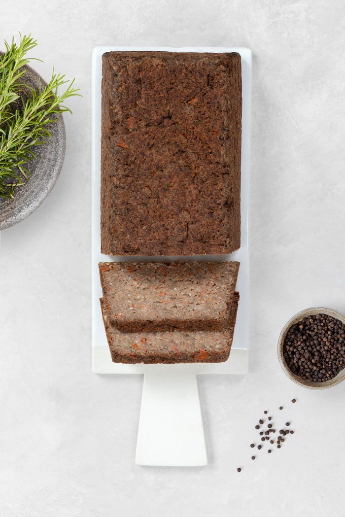 vegan chickpea loaf