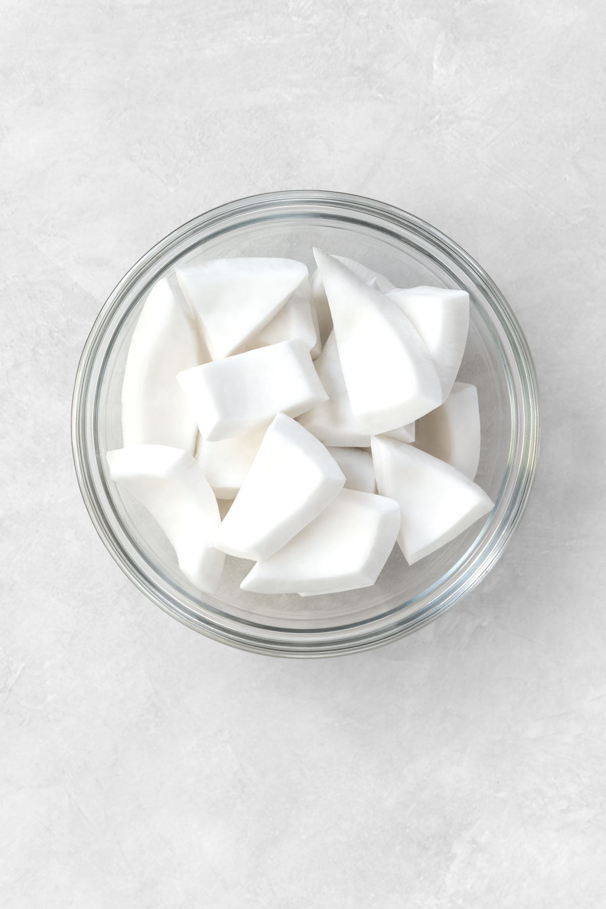 raw coconut meat