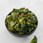 veggie chips from Brussels sprouts