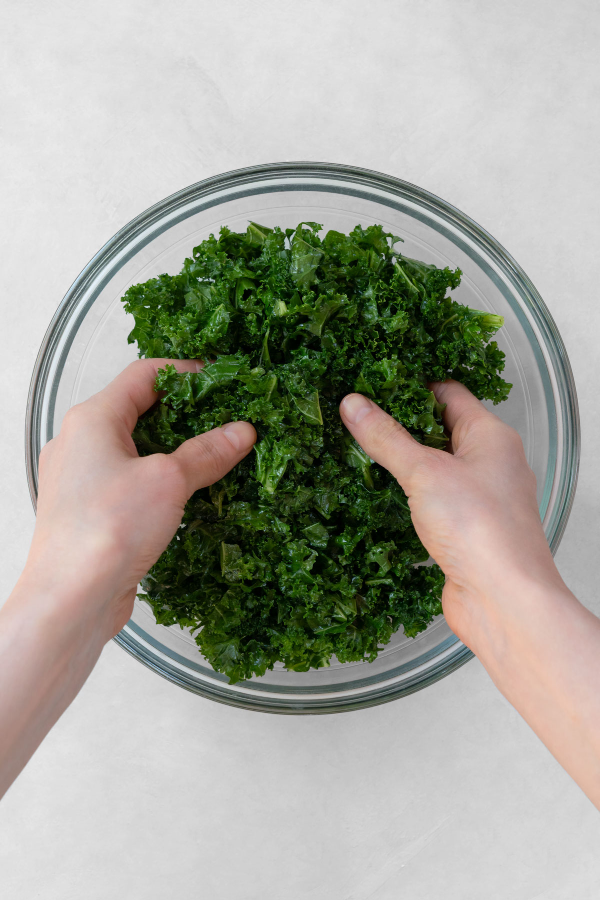 how to massage kale